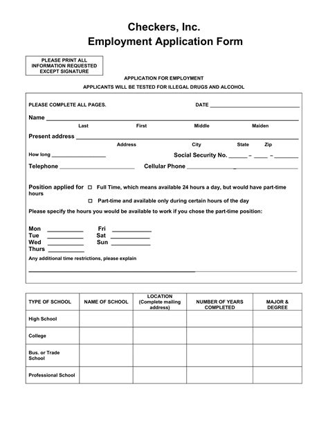 Applications & Forms .